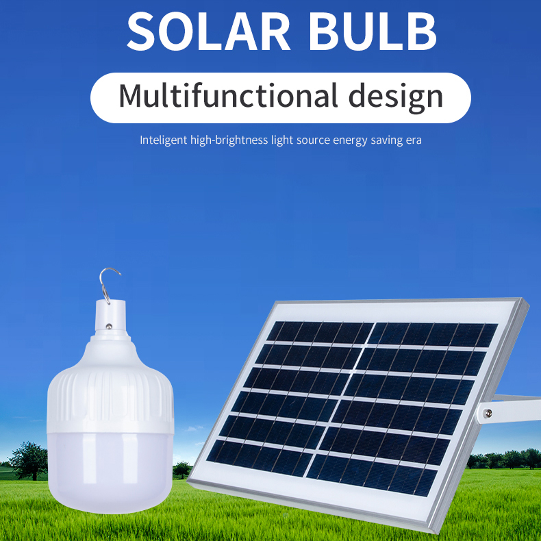 Night market solar bulb