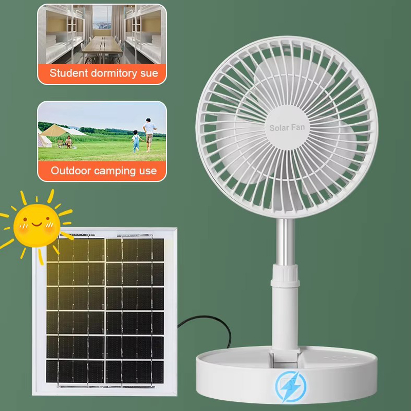 Solar Powered Fan Light